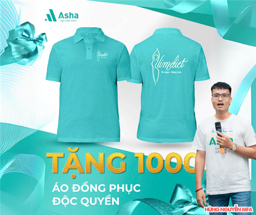 SỐC: 1000 ÁO ĐỒNG PHỤC ĐỘC QUYỀN DÀNH CHO NGƯỜI THAM GIA ĐẠI SỰ KIỆN ASHA CUỐI THÁNG NÀY