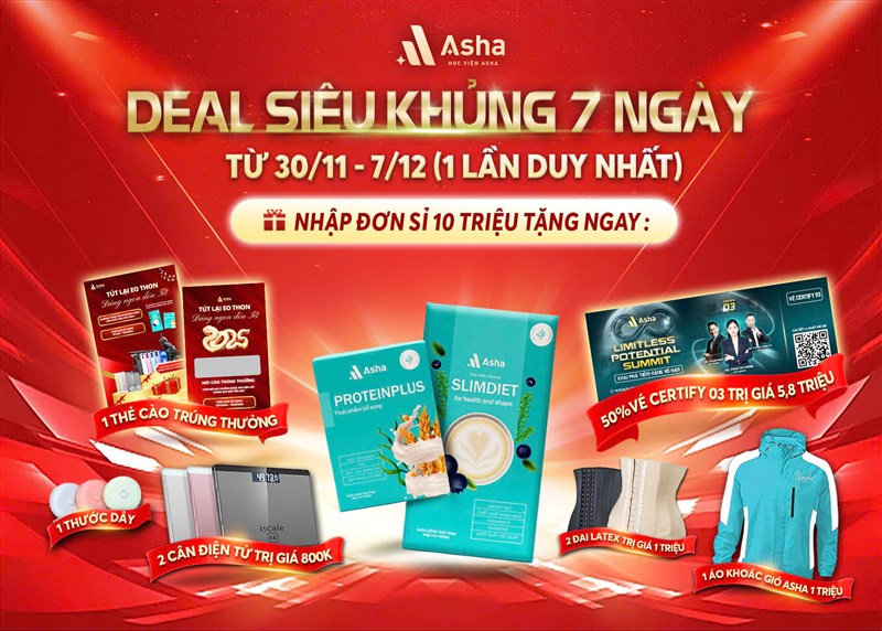 Câu Chuyện Về Cơ Hội Chỉ Đến Một Lần – "Deal Siêu Khủng 7 Ngày" Của Asha