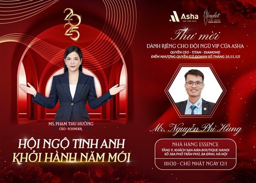 Sự Kiện “Hội Ngộ Tinh Anh – Khởi Hành Năm Mới 2025” Cùng Asha