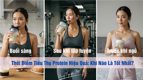 Thời Điểm Tiêu Thụ Protein Hiệu Quả: Khi Nào Là Tốt Nhất?