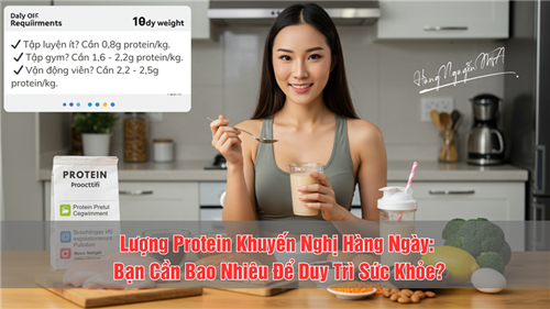 Lượng Protein Khuyến Nghị Hàng Ngày: Bạn Cần Bao Nhiêu Để Duy Trì Sức Khỏe?