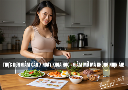  Thực Đơn Giảm Cân 7 Ngày Khoa Học – Giảm Mỡ Mà Không Nhịn Ăn!