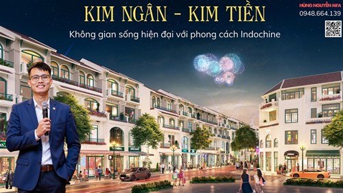 Phân khu Kim Tiền và Kim Ngân - Không gian sống hiện đại với phong cách Indochine