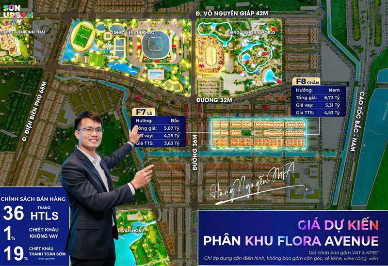 Phân Tích Chi Tiết Flora Avenue F7 & F8 – Sun Urban City Hà Nam