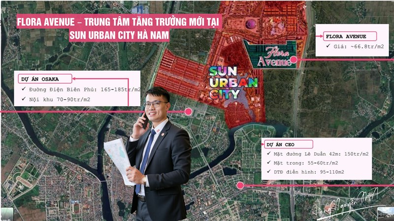 Flora Avenue – Trung Tâm Tăng Trưởng Mới Tại Sun Urban City Hà Nam