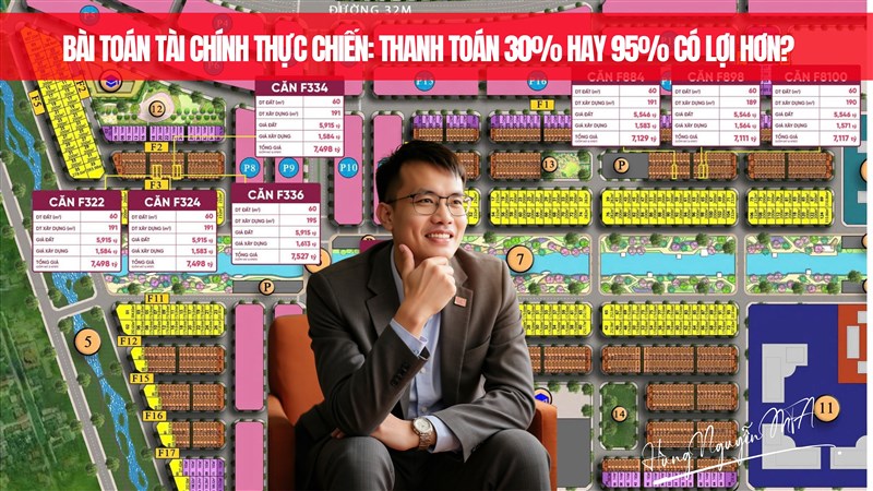 Flora Avenue – Bài Toán Tài Chính Thực Chiến: Thanh Toán 30% hay 95% Có Lợi Hơn?