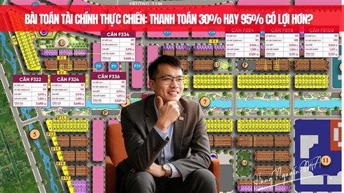 Flora Avenue – Bài Toán Tài Chính Thực Chiến: Thanh Toán 30% hay 95% Có Lợi Hơn?