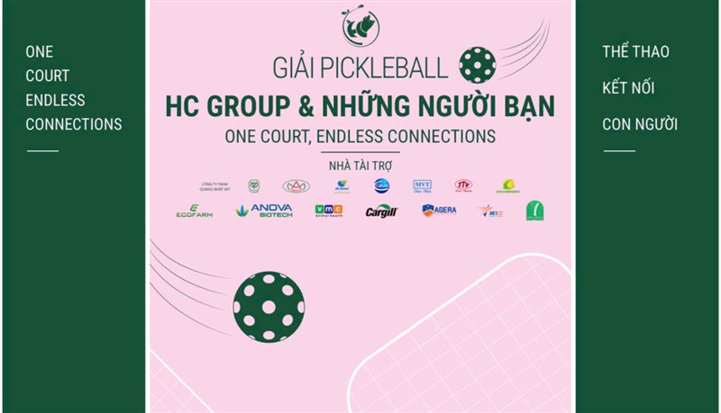 Giải Pickleball HC GROUP VÀ Những người bạn     